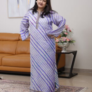 Panchrangi Violet Maxi